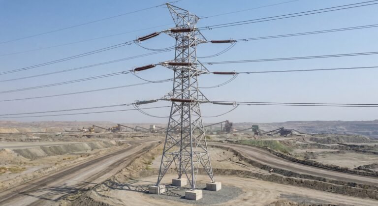 High Voltage Electrical Transmission tower