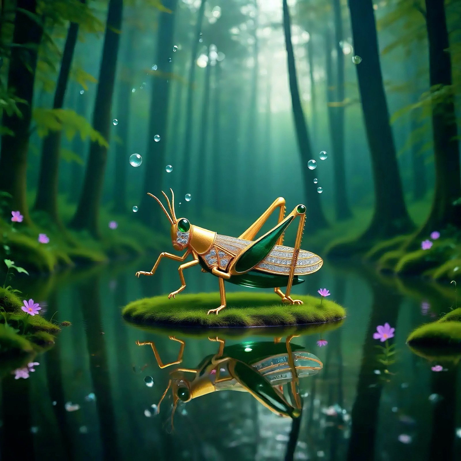Piece from the EAOZA Grasshopper collection